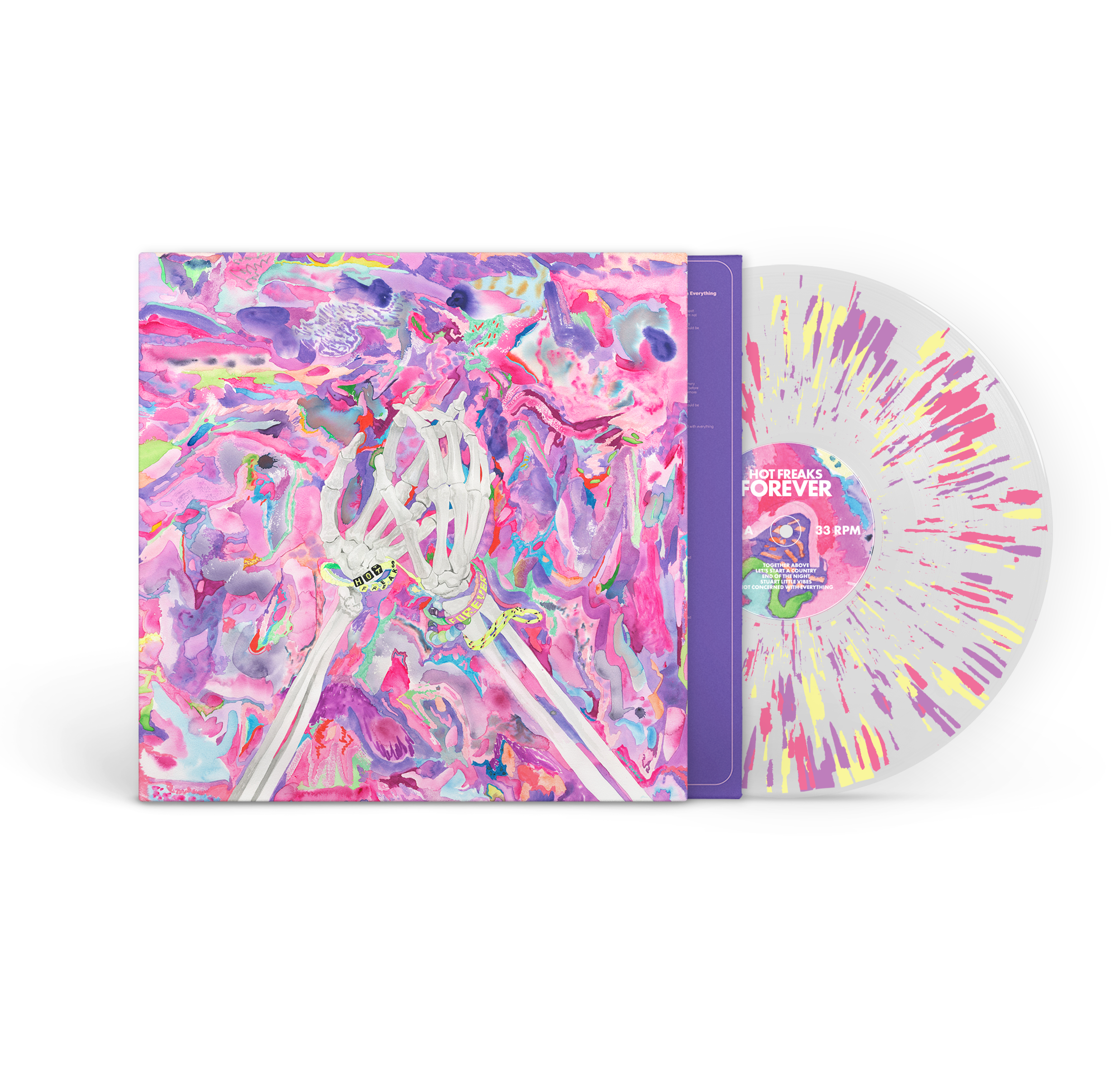 Hot Freaks Forever - LP (Clear Splatter - Limited Edition Hot Freaks Forever - LP (Clear Splatter - Limited Edition