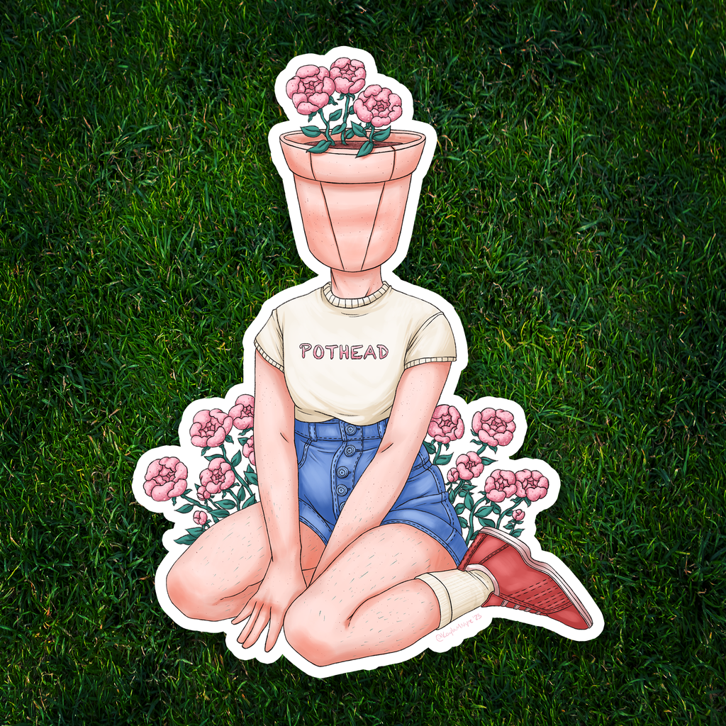 Ambient Sticker Peonies Flower Sticker | Ambient Inks