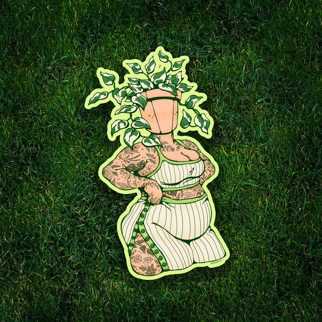 Ambient Sticker Tatted Pothos Sticker | Ambient Inks