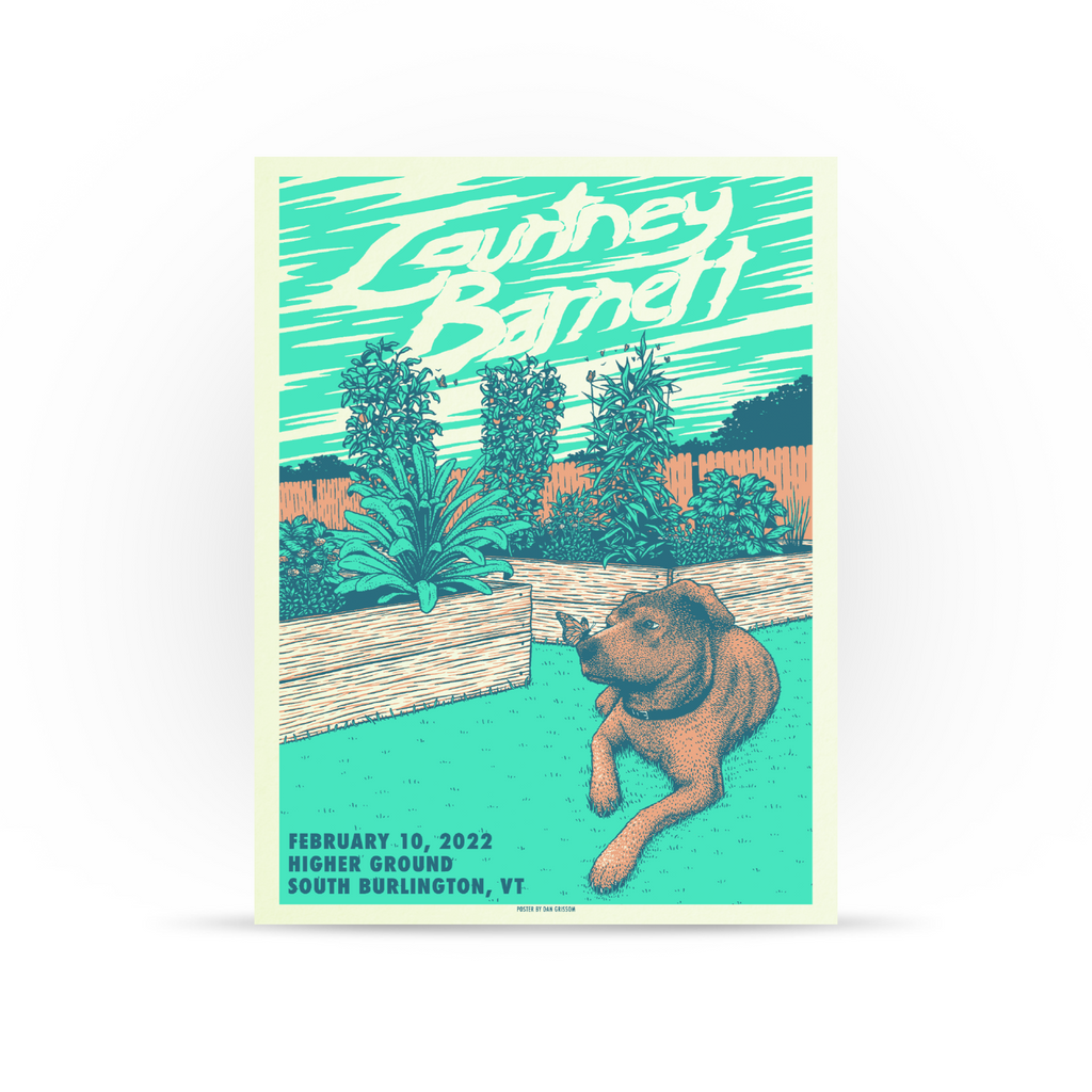 2/10/22 / Burlington, VT / Tour Poster Ambient Inks